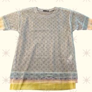 Louis Vuitton Monogram Tulle Layered T-shirt